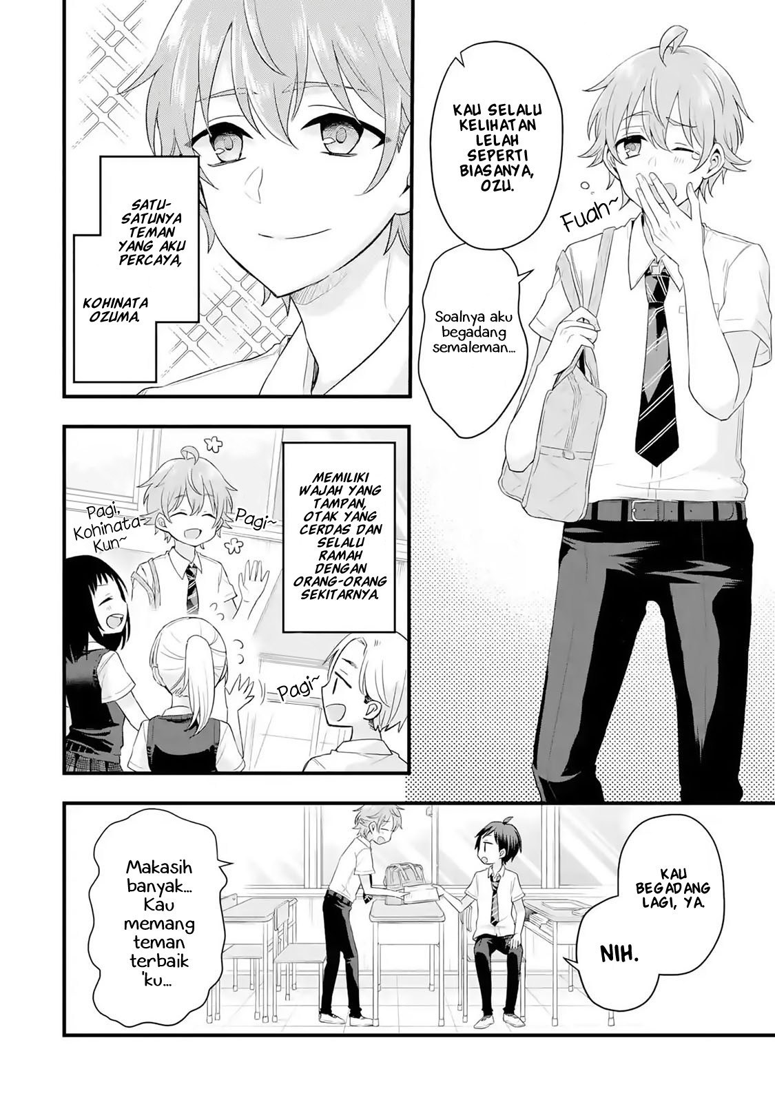 Tomodachi no Imouto ga Ore ni Dake Uzai Chapter 01.2 Bahasa Indonesia